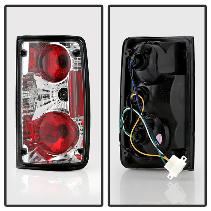 Spyder Toyota Pick Up 89-95 Euro Style Tail Lights Chrome ALT-YD-TP89-C 5007643