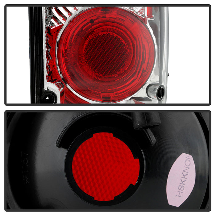 Spyder Toyota Pick Up 89-95 Euro Style Tail Lights Chrome ALT-YD-TP89-C 5007643