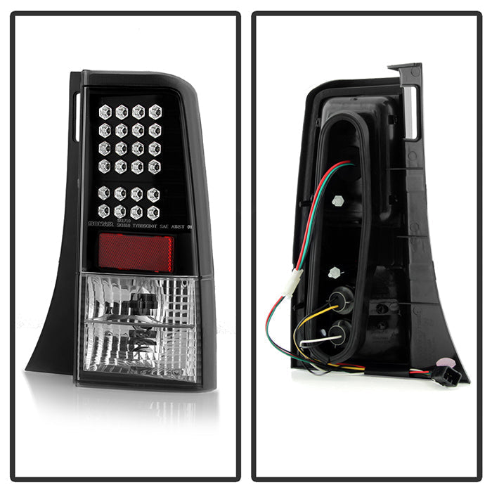 Spyder Scion XB 03-07 LED Tail Lights Black ALT-YD-TSXB03-LED-BK 5007759