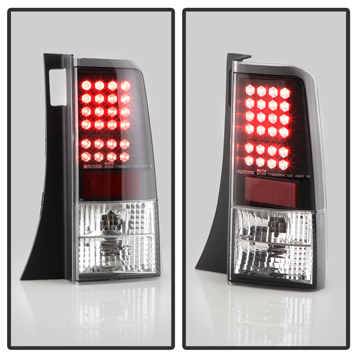 Spyder Scion XB 03-07 LED Tail Lights Black ALT-YD-TSXB03-LED-BK 5007759