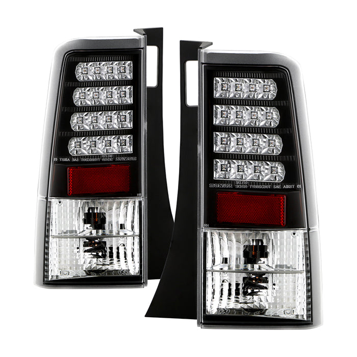 Spyder Scion XB 03-07 Version 2 LED Tail Lights Black ALT-YD-TSXB03-LED-V2-BK 5042743