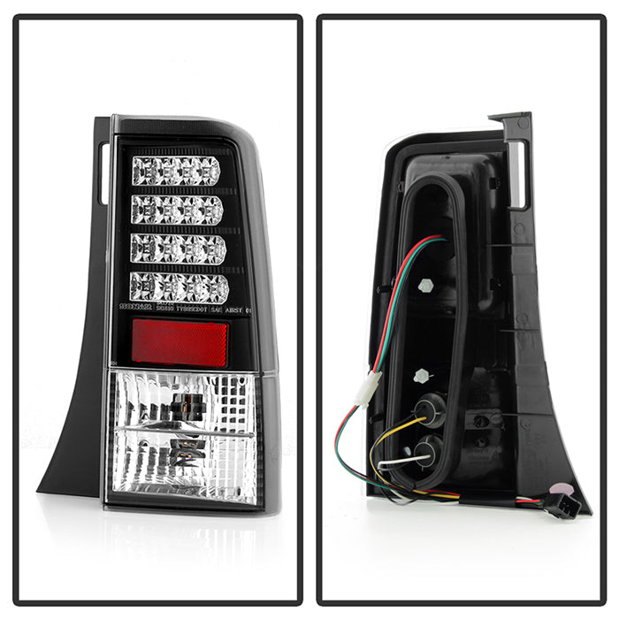 Spyder Scion XB 03-07 Version 2 LED Tail Lights Black ALT-YD-TSXB03-LED-V2-BK 5042743