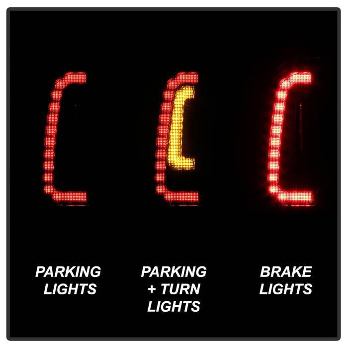 Spyder 05-15 Toyota Tacoma LED Tail Lights (Not Compatible w/OEM LEDS) - Smoke ALT-YD-TT05V2-LB-BSM 5085474