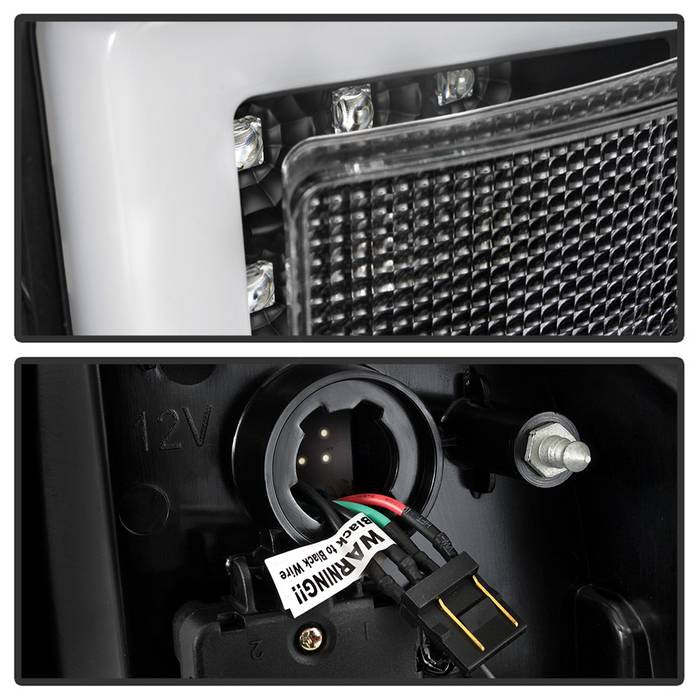 Spyder 16-17 Toyota Tacoma LED Tail Lights - Black (ALT-YD-TT16-LED-BK) 5085733