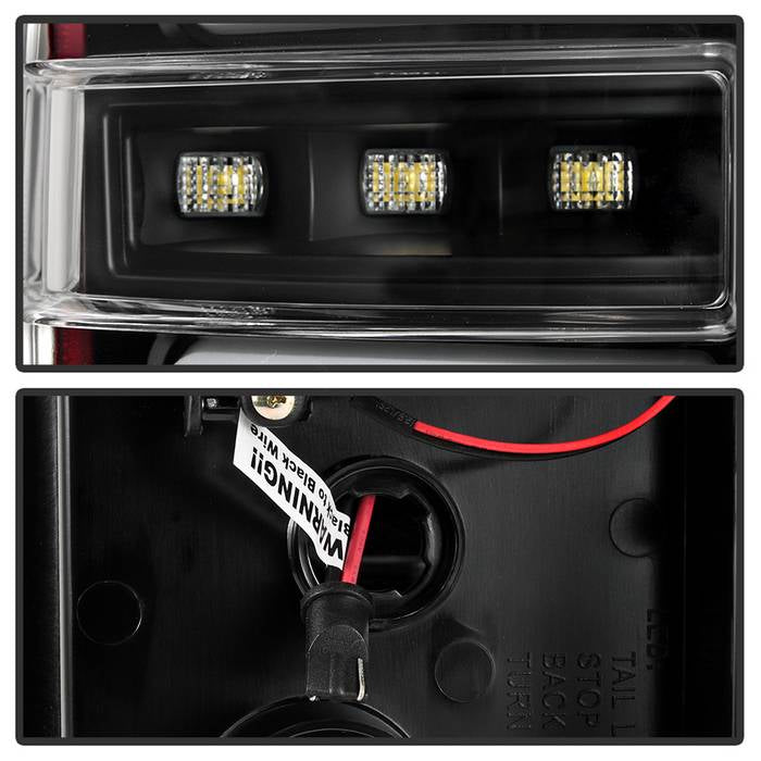 Spyder 16-17 Toyota Tacoma LED Tail Lights - Black (ALT-YD-TT16-LED-BK) 5085733