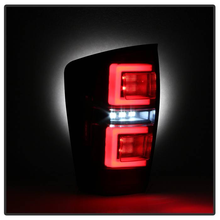 Spyder 16-17 Toyota Tacoma LED Tail Lights - Black (ALT-YD-TT16-LED-BK) 5085733