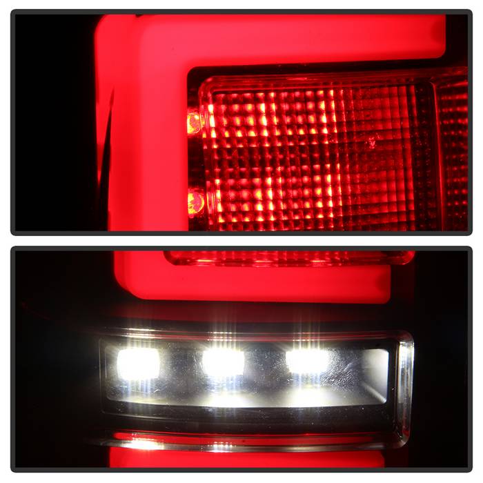 Spyder 16-17 Toyota Tacoma LED Tail Lights - Black (ALT-YD-TT16-LED-BK) 5085733