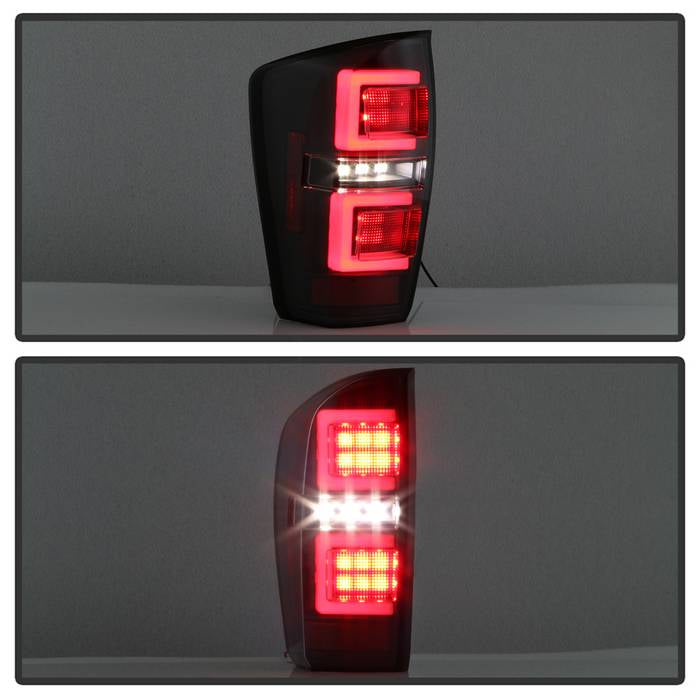 Spyder 16-17 Toyota Tacoma LED Tail Lights - Black (ALT-YD-TT16-LED-BK) 5085733