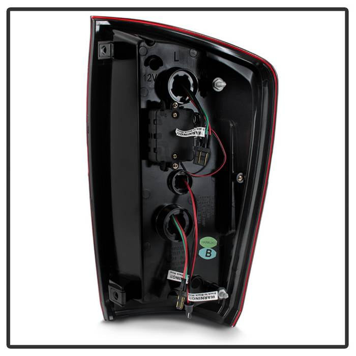 Spyder 16-17 Toyota Tacoma LED Tail Lights - Red Clear (ALT-YD-TT16-LED-RC) 5085757