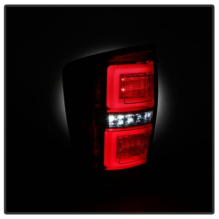 Spyder 16-17 Toyota Tacoma LED Tail Lights - Red Clear (ALT-YD-TT16-LED-RC) 5085757