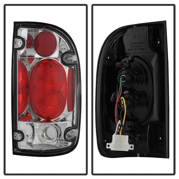 Spyder Toyota Tacoma 95-00 Euro Style Tail Lights Chrome ALT-YD-TT95-C 5007995