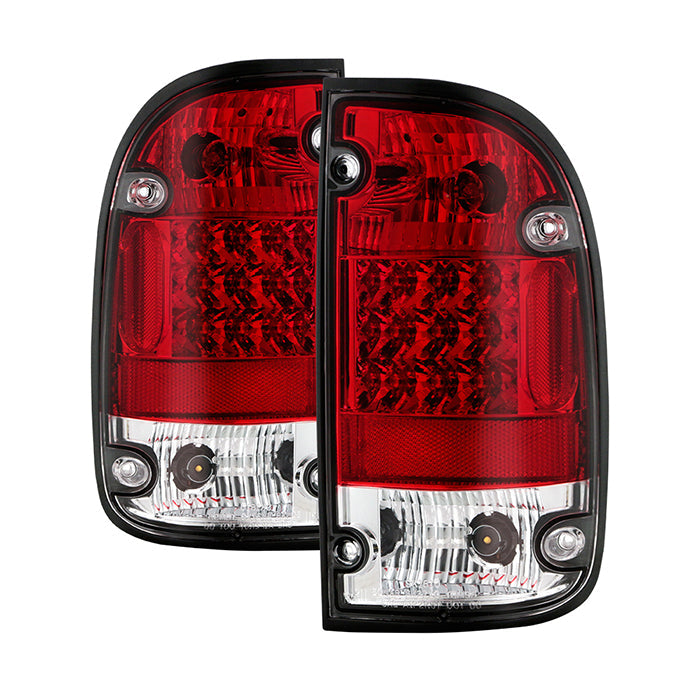 Spyder Toyota Tacoma 95-00 LED Tail Lights Red Clear ALT-YD-TT95-LED-RC 5008022