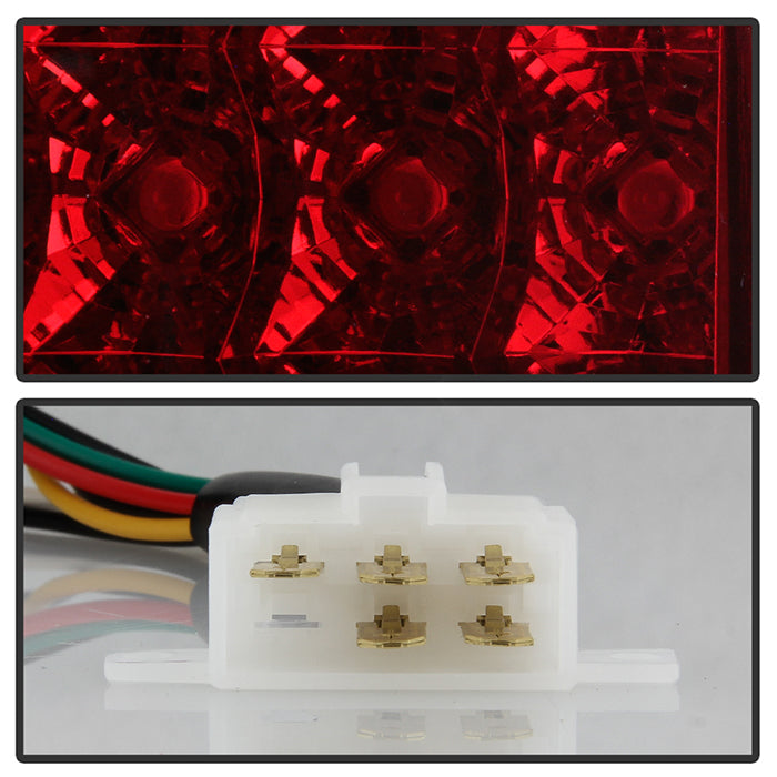 Spyder Toyota Tacoma 95-00 LED Tail Lights Red Clear ALT-YD-TT95-LED-RC 5008022