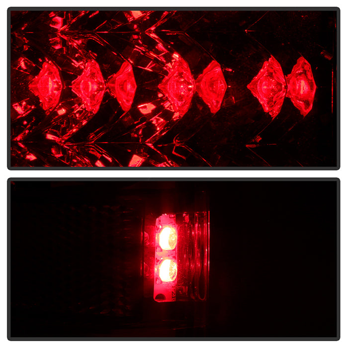 Spyder Toyota Tacoma 95-00 LED Tail Lights Red Clear ALT-YD-TT95-LED-RC 5008022