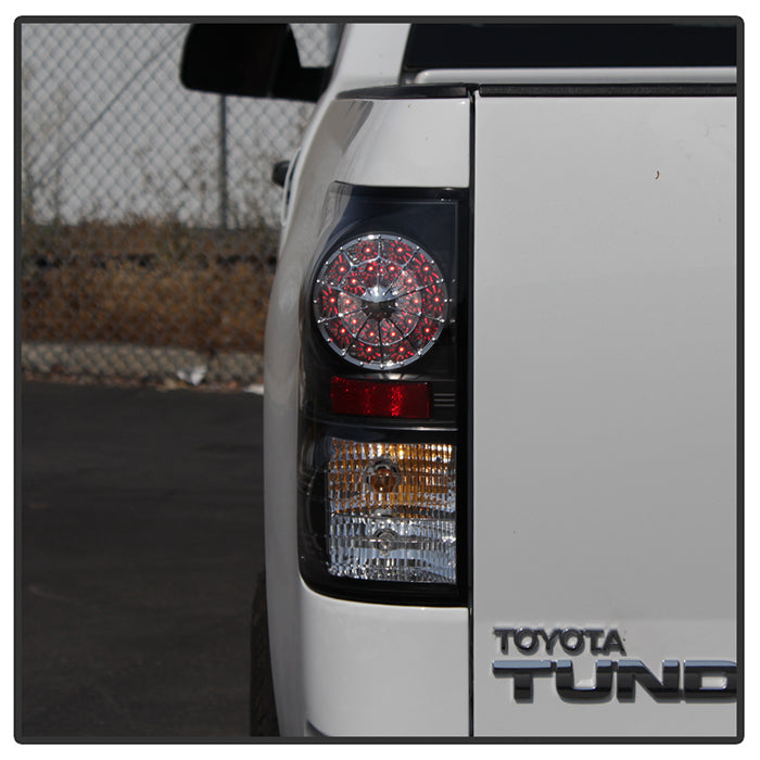 Spyder Toyota Tundra 07-13 LED Tail lights Black ALT-YD-TTU07-LED-BK 5029584