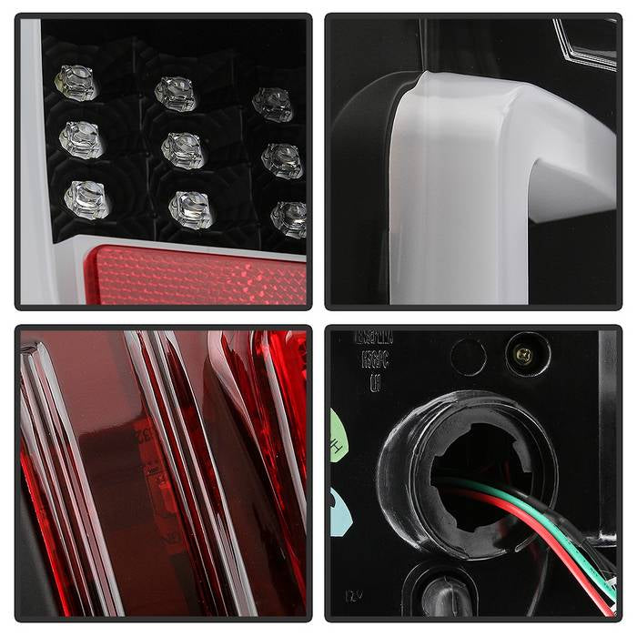 Spyder Toyota Tundra 2014-2016 Light Bar LED Tail Lights All Black ALT-YD-TTU14-LED-BKV2 5085962