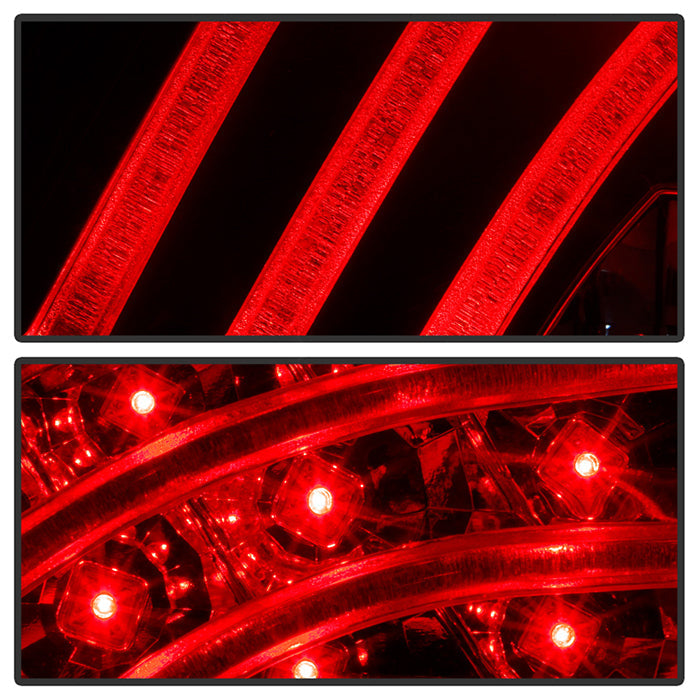 Spyder Toyota Yaris 07-09 4Dr LED Tail Lights Blk ALT-YD-TYA074D-LED-BK 5037640