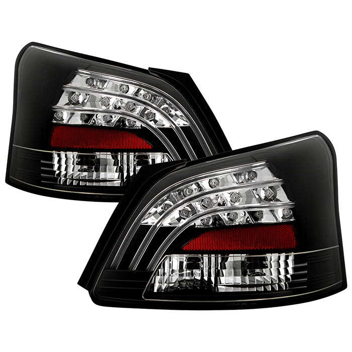 Spyder Toyota Yaris 07-09 4Dr LED Tail Lights Blk ALT-YD-TYA074D-LED-BK 5037640