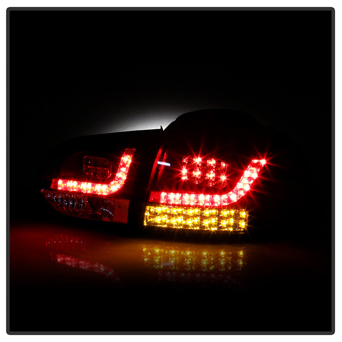 Spyder Volkswagen Golf/GTI 10-13 LED Tail Lights Black ALT-YD-VG10-LED-BK 5008176