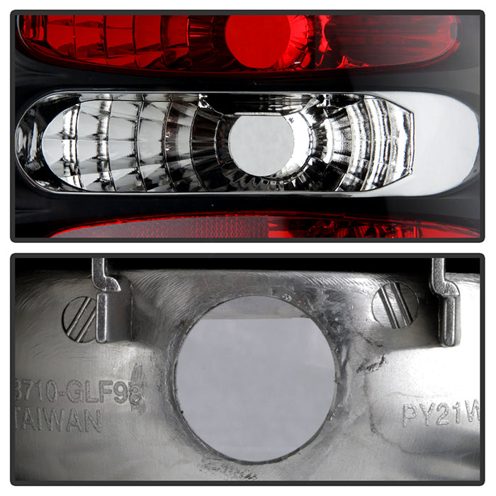 Spyder Volkswagen Golf 99-04 Euro Style Tail Lights Black ALT-YD-VG99-BK 5008343