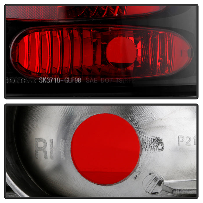 Spyder Volkswagen Golf 99-04 Euro Style Tail Lights Black ALT-YD-VG99-BK 5008343