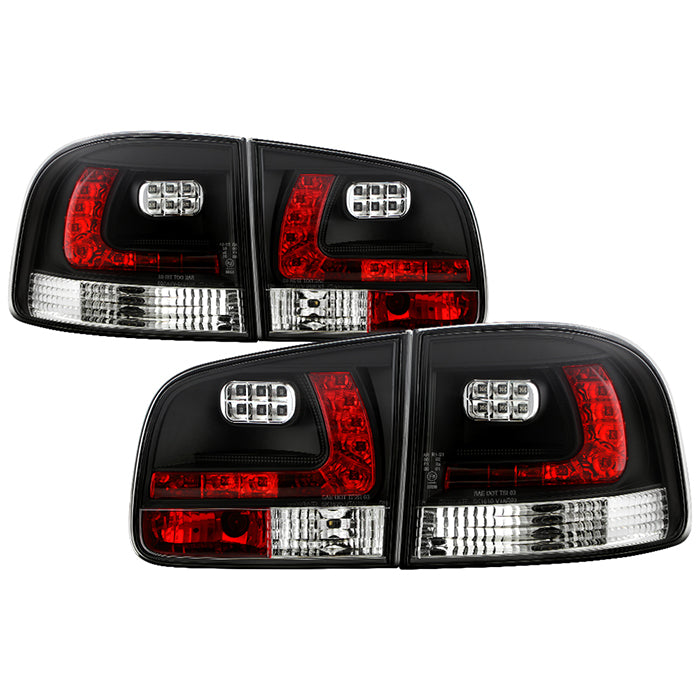 Spyder Volkswagen Touareg 03-07 LED Tail Lights Black ALT-YD-VTOU04-LED-BK 5042699