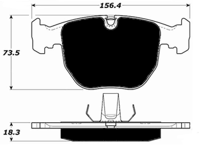 Porterfield Brake Pads for 2001 BMW 740Li