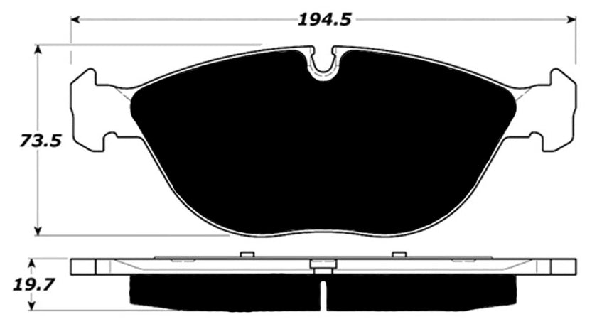 Porterfield Brake Pads for 2005 AUDI TT Quattro - V6 3.2L