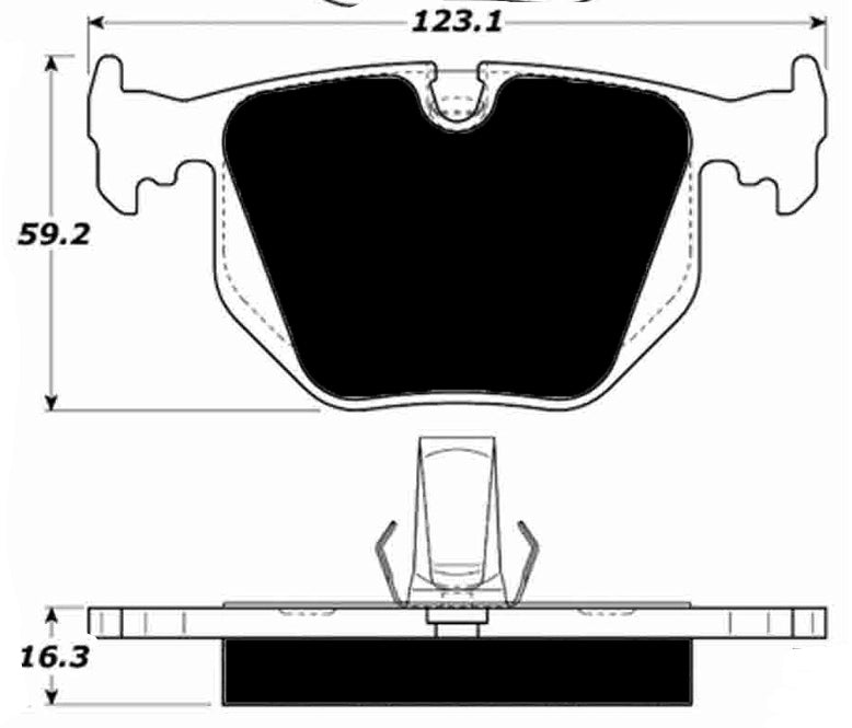 Porterfield Brake Pads for 2001 BMW 750 Series