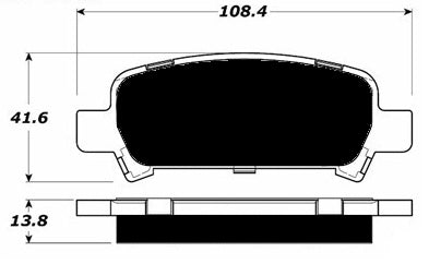 Porterfield Brake Pads for 2000 SUBARU Forester w/Rear Disc