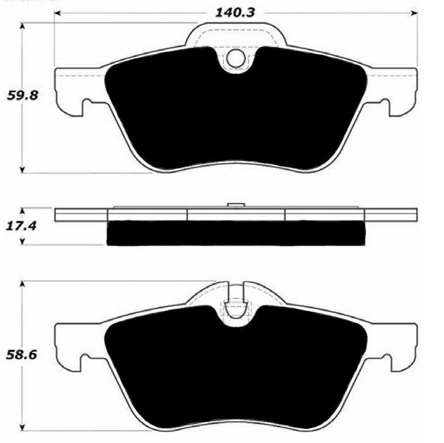 Porterfield Brake Pads for 2007 MINI Convertible