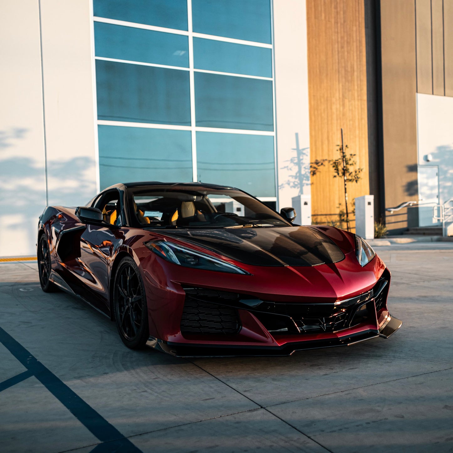 Corvette C8 Stingray to Z06 Full Front Bumper Conversion Kit (Track Package 15pcs)