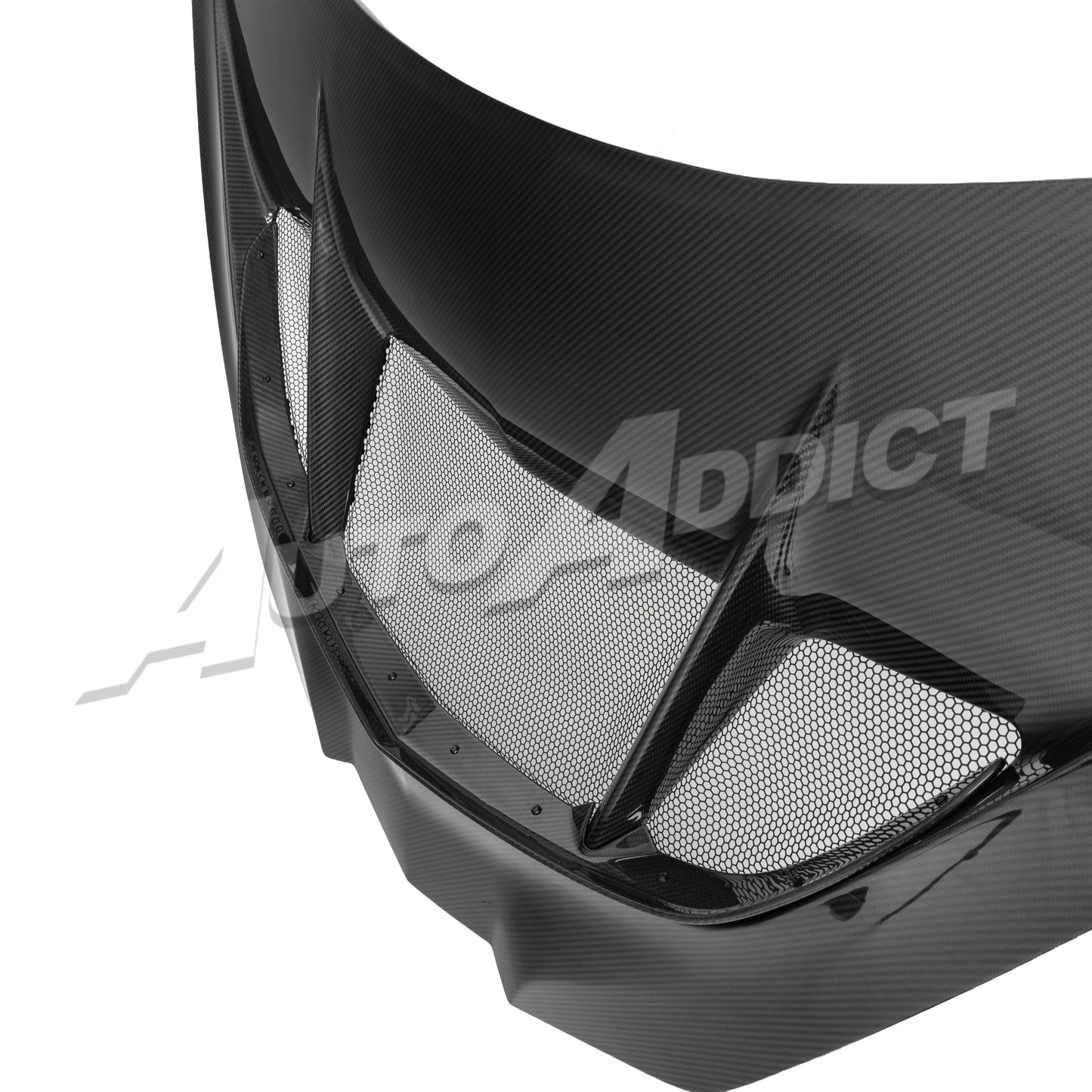 Auto Addict USA 6 piece dry carbon fiber hood for 2025 Corvette ZR1