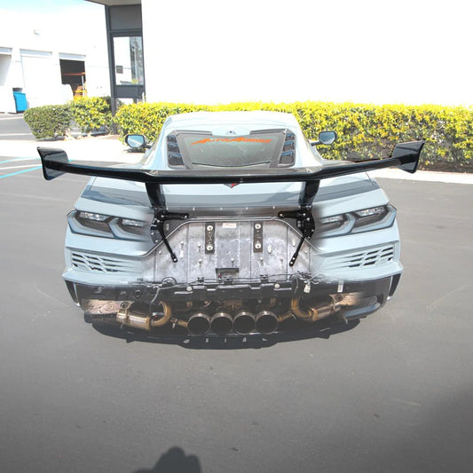 2023+ Corvette C8 Z06 / E-Ray / Grandsport ZR1 ZTK-style Carbon Fiber Rear Wing (1PC)