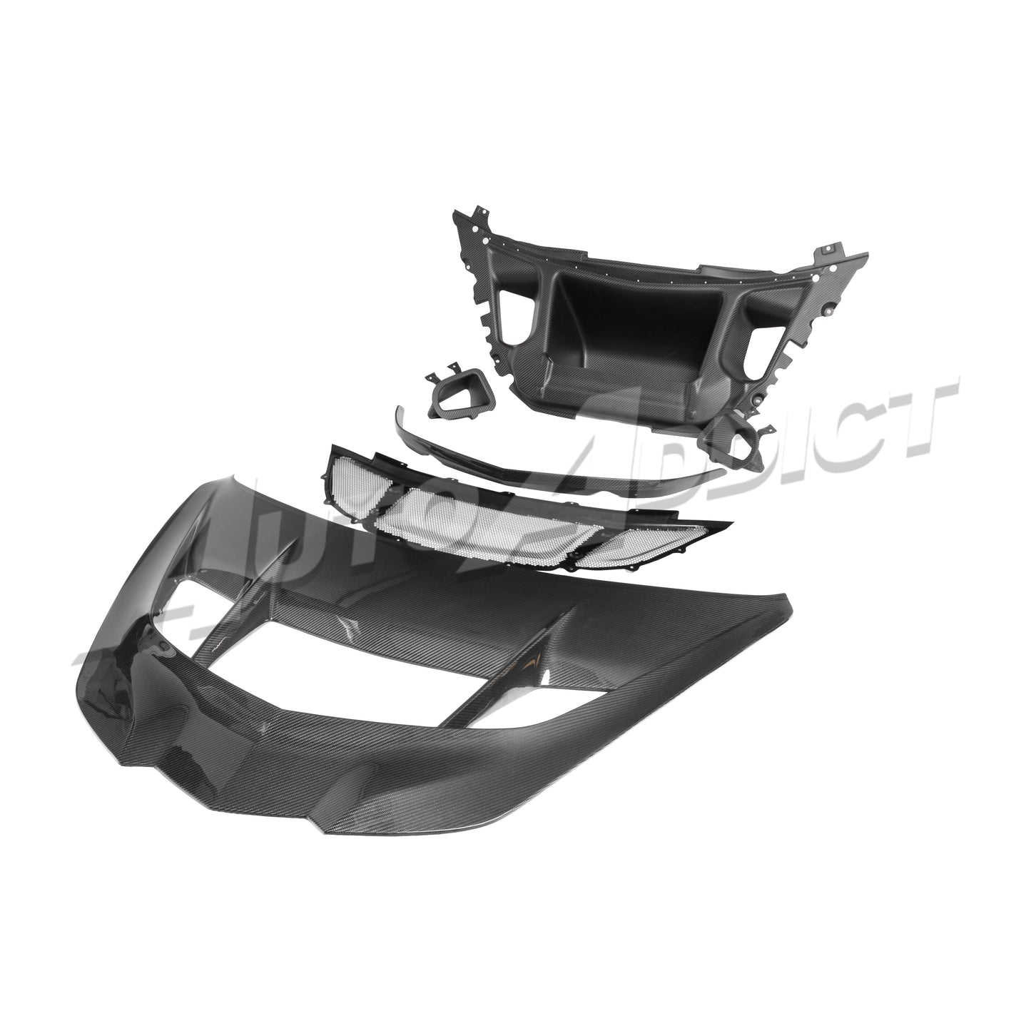 Auto Addict USA Corvette C8 ZR1 high performance carbon fiber hood vents