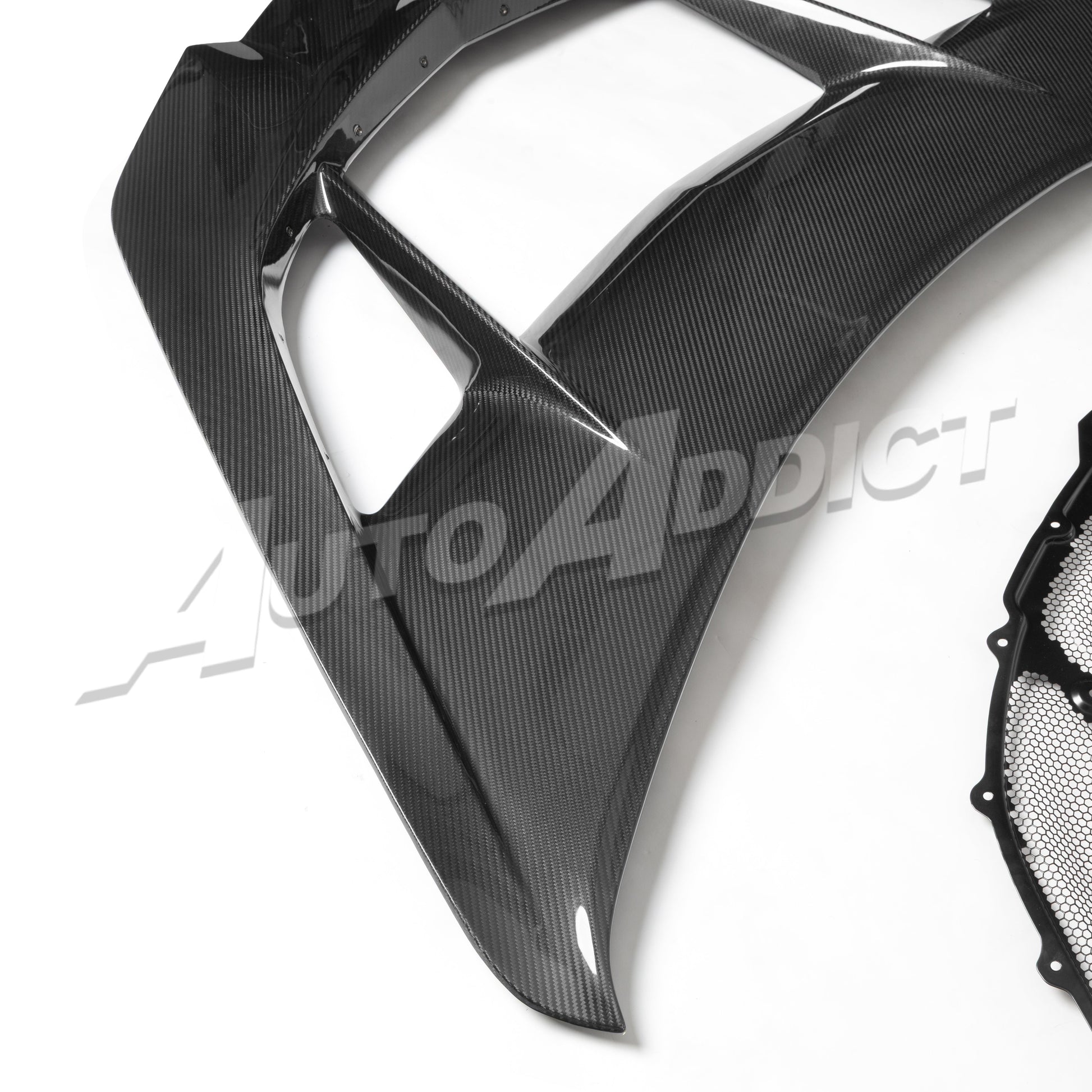 Auto Addict USA double sided carbon fiber hood for 2025-2026 Corvette ZR1