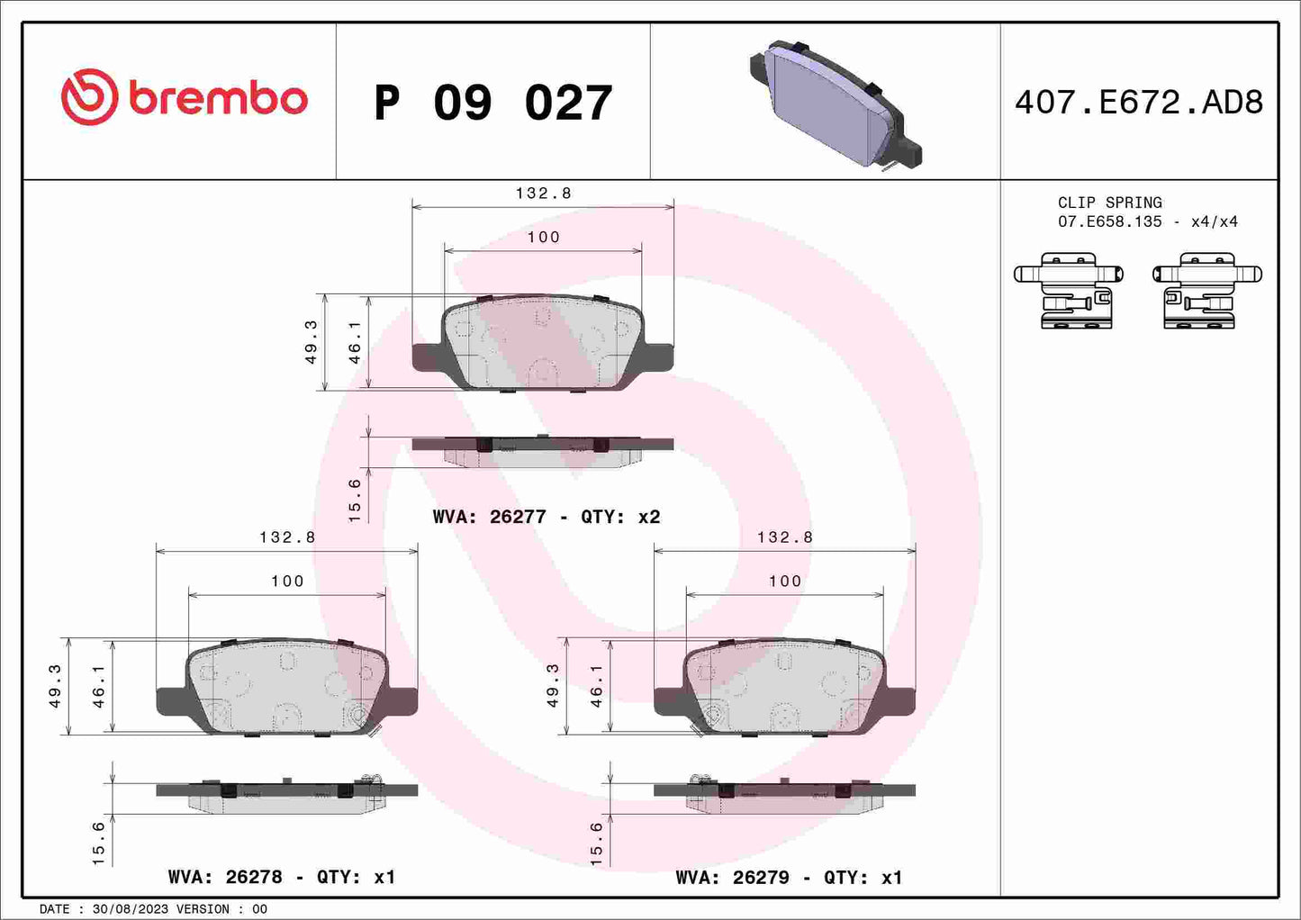 Brembo P09027