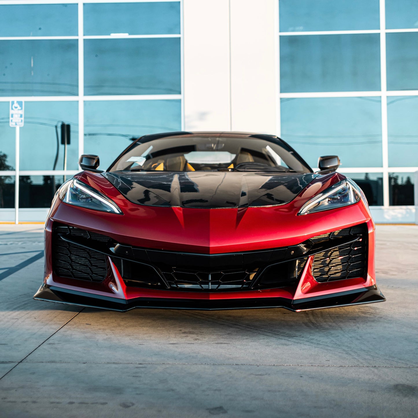 Corvette C8 Stingray to Z06 Full Front Bumper Conversion Kit (Track Package 15pcs)