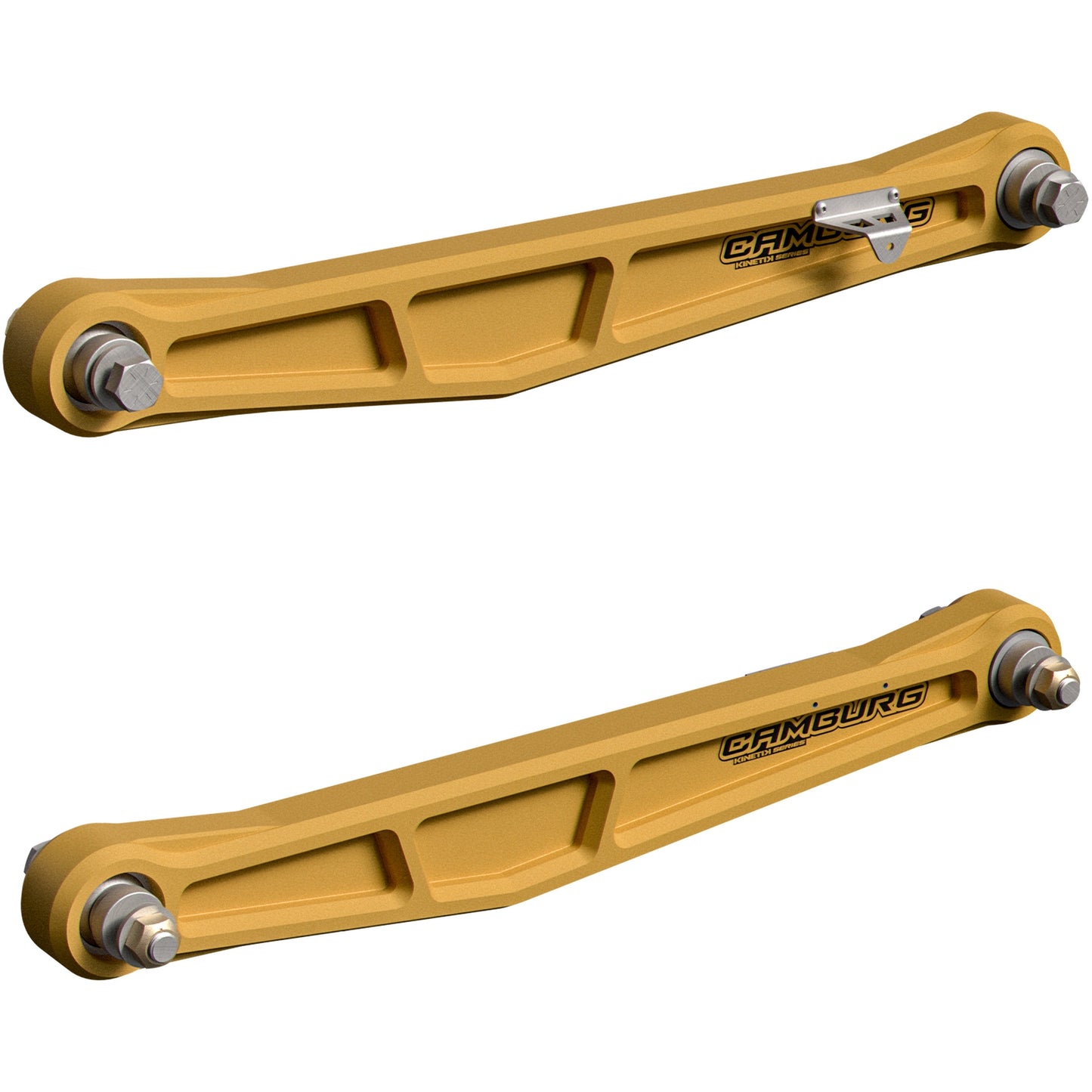 Camburg Ford Bronco Raptor 22-25 KINETIK Series Rear Billet Lower Trailing Arm Kit (GOLD) CAM-120035-GLD