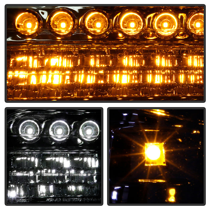 SPYDER Xtune Chevy Silverado 99-02 LED Amber Bumper Lights Chrome CBL-CS99-LED-E 5014573