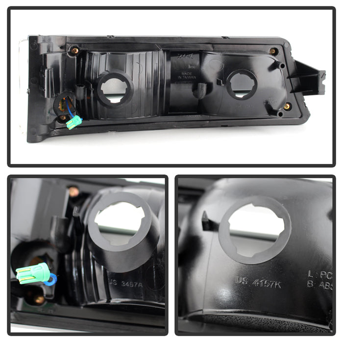 SPYDER Xtune Chevy Silverado 03-06 / Avalanche 02-06 LED Bumper Lights Smoke CBL-JH-CS03-LED-SM 9027505