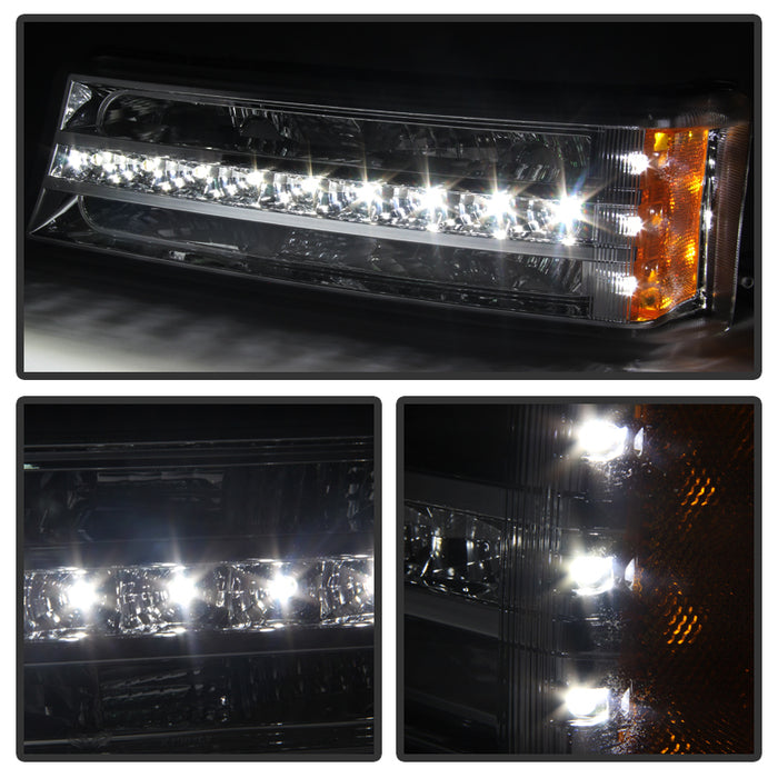 SPYDER Xtune Chevy Silverado 03-06 / Avalanche 02-06 LED Bumper Lights Smoke CBL-JH-CS03-LED-SM 9027505