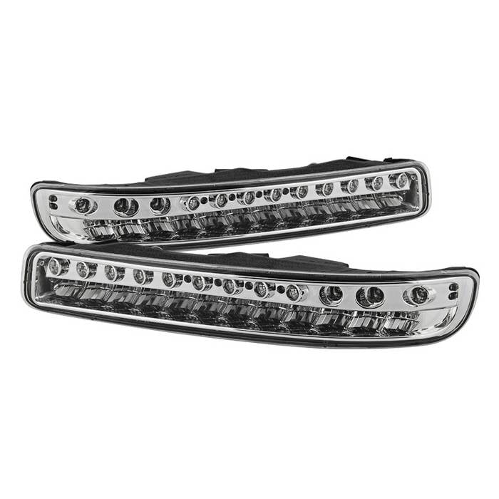 SPYDER Xtune GMC Sierra 99-06 Full LED Bumper Lights Chrome CBL-JH-GS99-LED-C 9027154