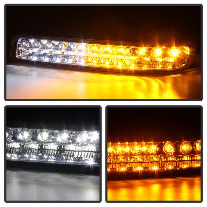 SPYDER Xtune GMC Sierra 99-06 Full LED Bumper Lights Chrome CBL-JH-GS99-LED-C 9027154
