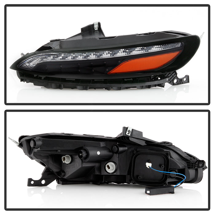 SPYDER xTune 14-17 Jeep Cherokee Parking Signal Lights - LED Daytime Running - Black - CBL-JH-JC14-LED-BK 9047145