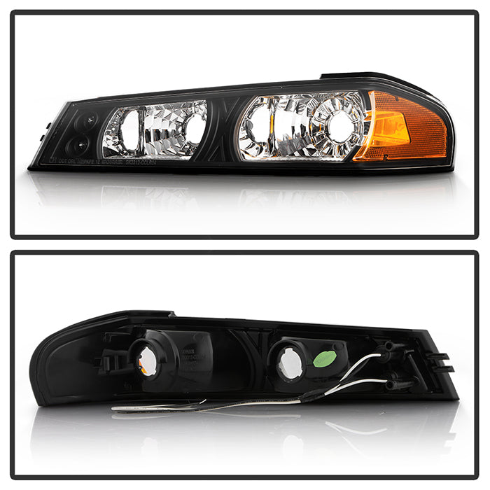 SPYDER Xtune Chevy Colorado 04-12 / GMC Canyon 04-12 Bumper Lights Black CBL-YD-CCO04-BK 5074300