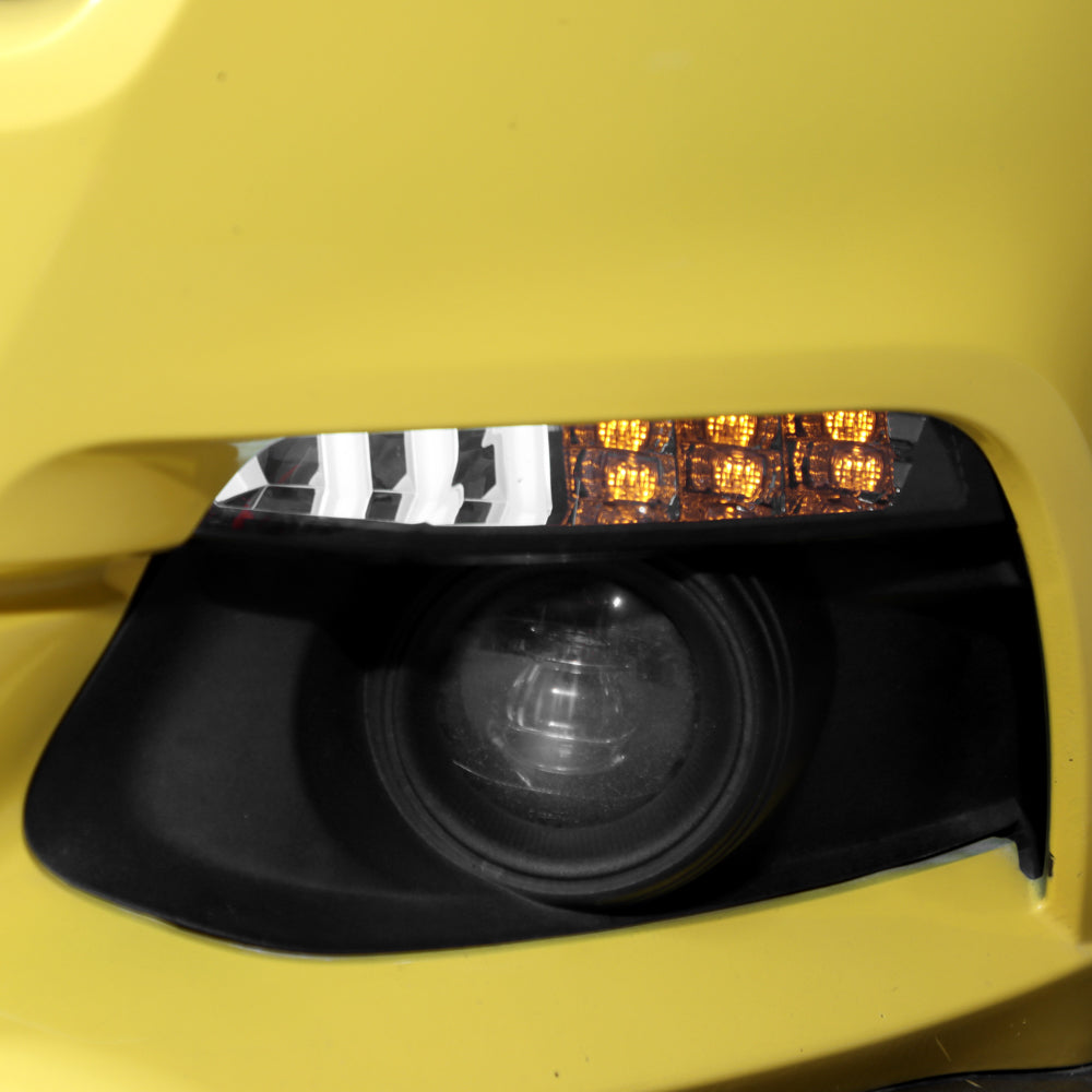 Spyder 15-16 Ford Mustang LED DRL - Smoke (CBL-YD-FM15-LED-SM) 5082527