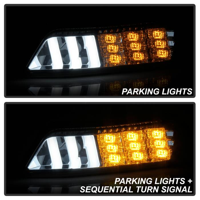 Spyder 15-16 Ford Mustang LED DRL - Smoke (CBL-YD-FM15-LED-SM) 5082527
