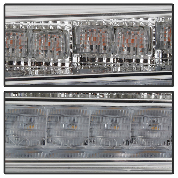 Spyder Jeep Wrangler 2018-2019 (LED Model Only) LED Front Bumper Lights - Sequential Signal - Chrome 5086792