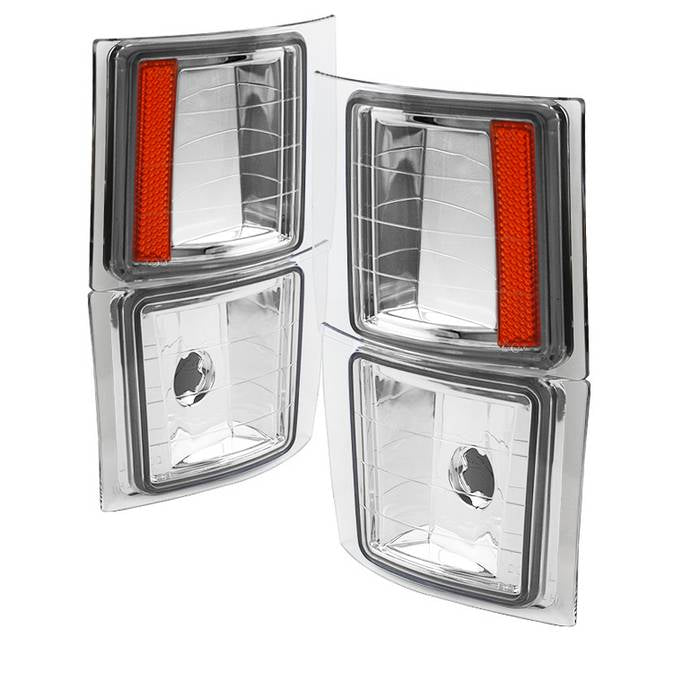 SPYDER Xtune Chevy Suburban 94-98 4 pcs Corner Lights Chrome CCL-JH-CCK88-E-AM 5064424